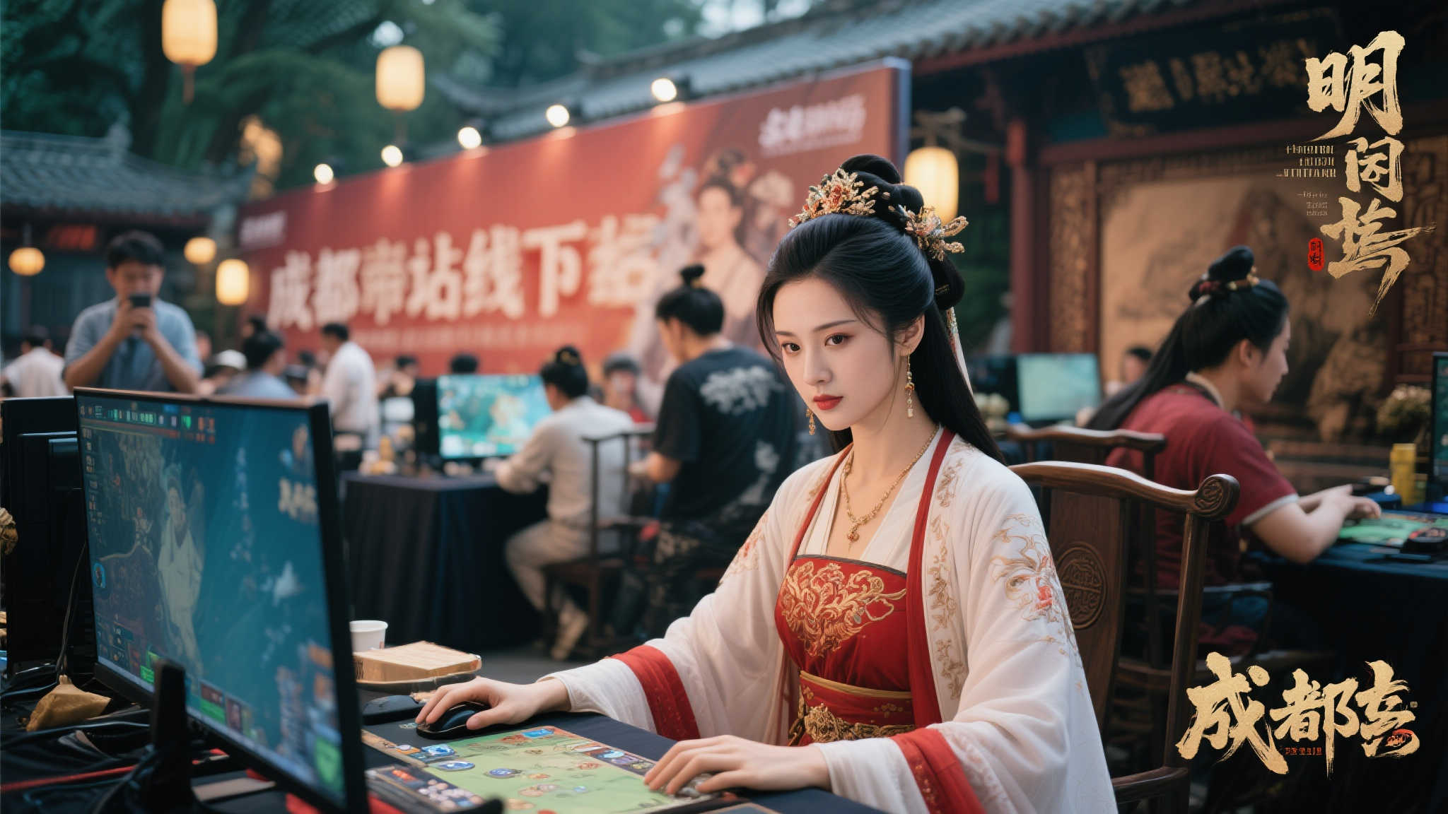 倾城佳人相约对决！《明末》线下试玩本周震撼登陆成都！