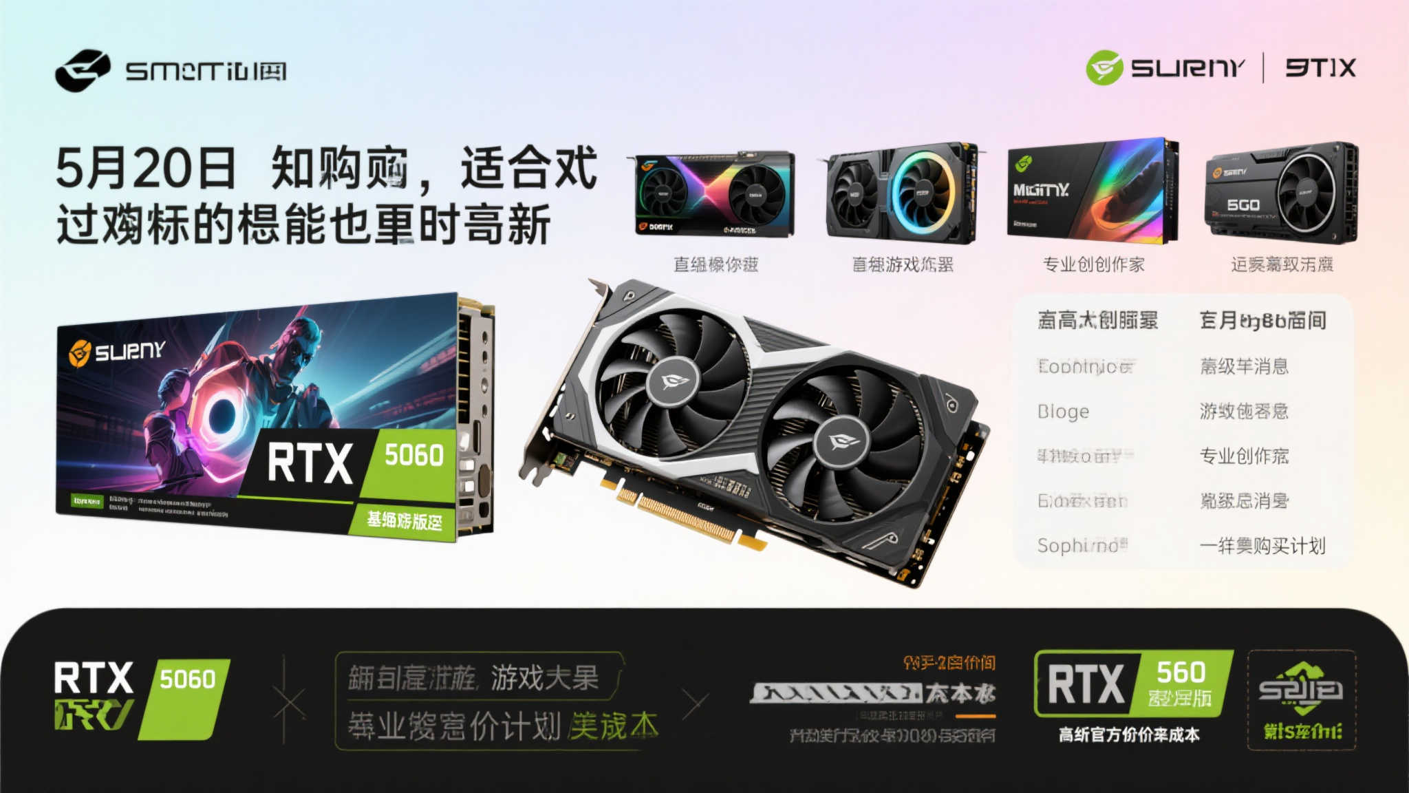 RTX 5060显卡火热预约中：起售价2499元，5月20日正式发售！