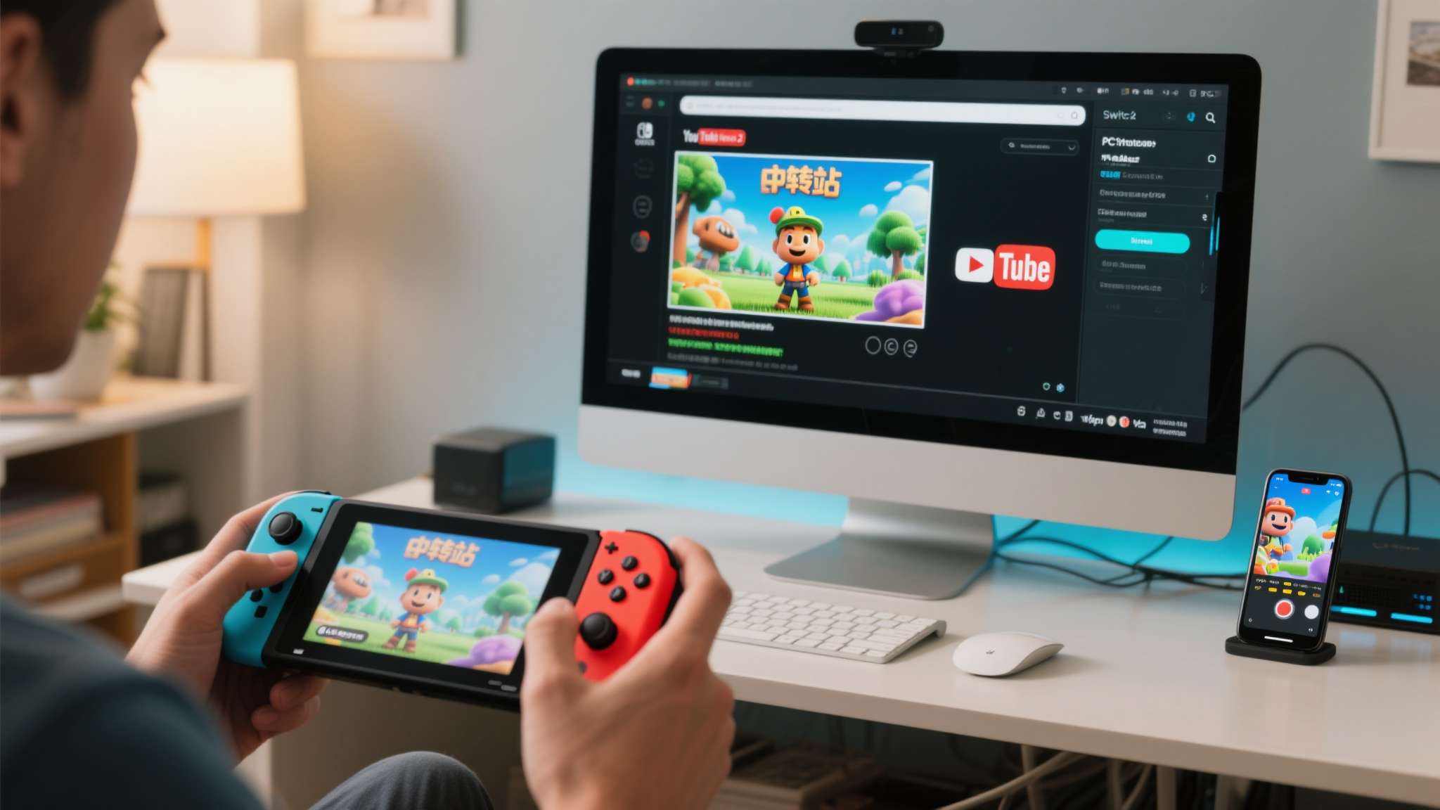 玩家解锁另类浏览方式迂回使用Switch2观看油管！